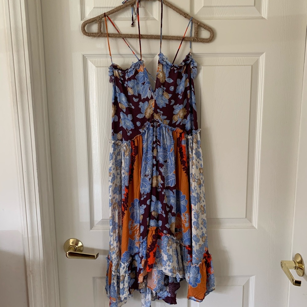 Free People Intimately raw edge slip dress